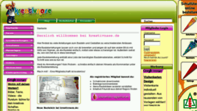 What Kreativnase.de website looked like in 2012 (12 years ago)