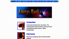 What Kirlian.org website looked like in 2012 (12 years ago)