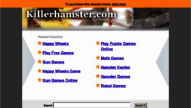 What Killerhamster.com website looked like in 2012 (12 years ago)