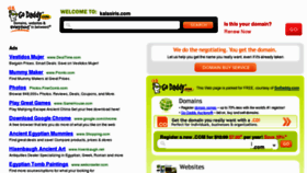 What Kalasiris.com website looked like in 2012 (12 years ago)