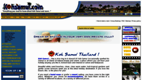 What Kohsamui.com website looked like in 2012 (12 years ago)
