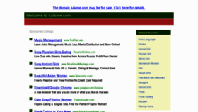 What Kalame.com website looked like in 2012 (12 years ago)