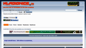 What Kladionice.in website looked like in 2012 (11 years ago)