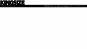 What Kingsize.no website looked like in 2012 (11 years ago)