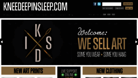 What Kneedeepinsleep.com website looked like in 2012 (11 years ago)
