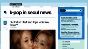 What Kpopseoul.com website looked like in 2012 (11 years ago)
