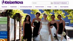 What Kleidernova.de website looked like in 2012 (11 years ago)