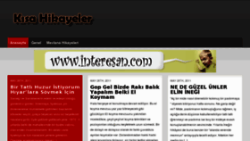 What Kisahikaye.com website looked like in 2012 (12 years ago)