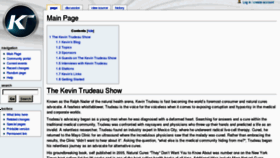 What Kevinswiki.com website looked like in 2012 (11 years ago)