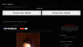 What Kari-ngeri.com website looked like in 2012 (11 years ago)