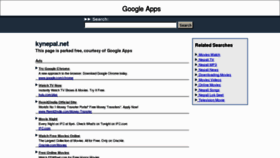 What Kynepal.net website looked like in 2012 (11 years ago)