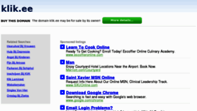 What Klik.ee website looked like in 2012 (11 years ago)