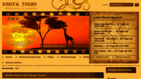 What Kenyaforum.de website looked like in 2013 (11 years ago)