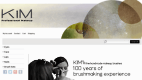 What Kimbrushes.com website looked like in 2013 (11 years ago)