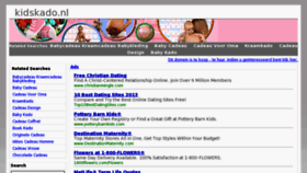 What Kidskado.nl website looked like in 2013 (11 years ago)