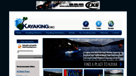 What Kayaking.org website looked like in 2011 (13 years ago)