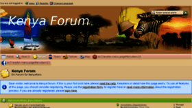 What Kenyaforum.de website looked like in 2011 (13 years ago)