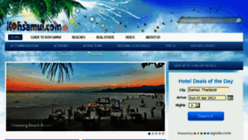 What Kohsamui.com website looked like in 2013 (11 years ago)