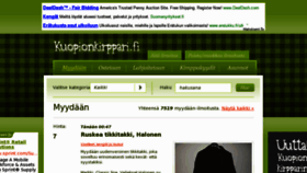 What Kuopionkirppari.fi website looked like in 2013 (11 years ago)