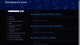 What Karapeynir.com website looked like in 2013 (11 years ago)
