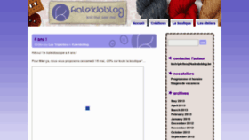 What Kaleidoblog.be website looked like in 2013 (10 years ago)