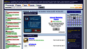 What Kadnad.us website looked like in 2013 (10 years ago)