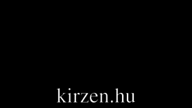 What Kirzen.hu website looked like in 2013 (10 years ago)