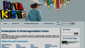What Kita-kiste.de website looked like in 2013 (10 years ago)