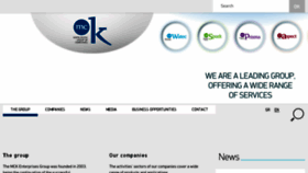 What K-group.gr website looked like in 2013 (10 years ago)