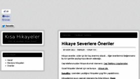 What Kisahikaye.com website looked like in 2013 (11 years ago)