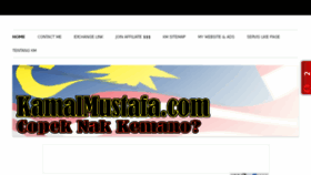 What Kamalmustafa.com website looked like in 2013 (10 years ago)