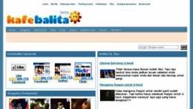 What Kafebalita.com website looked like in 2013 (10 years ago)