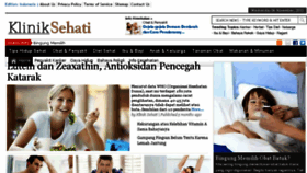 What Kliniksehati.com website looked like in 2013 (10 years ago)