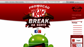 What Kitkat.com.br website looked like in 2013 (10 years ago)