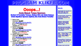 What Keajaibanfacebook.com website looked like in 2013 (10 years ago)