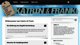 What Katrin-und-frank.de website looked like in 2013 (10 years ago)