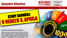 What Kolesostastia.sk website looked like in 2011 (13 years ago)