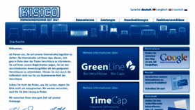 What Kisico.de website looked like in 2013 (10 years ago)