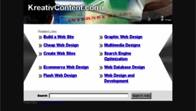 What Kreativcontent.com website looked like in 2014 (10 years ago)