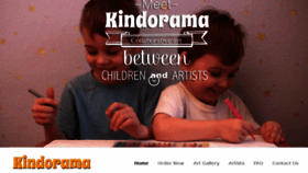 What Kindorama.com website looked like in 2014 (10 years ago)