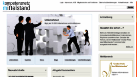 What Kompetenznetz-mittelstand.de website looked like in 2014 (10 years ago)