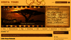 What Kenyaforum.de website looked like in 2014 (10 years ago)
