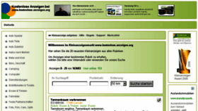 What Kostenlose-anzeigen.org website looked like in 2014 (10 years ago)