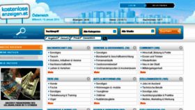 What Kostenloseanzeigen.at website looked like in 2014 (10 years ago)
