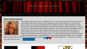 What Karenhanover.com website looked like in 2014 (10 years ago)