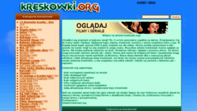 What Kreskowki.org website looked like in 2014 (10 years ago)
