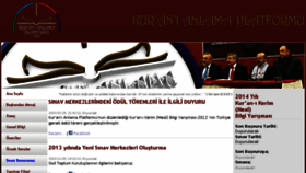 What Kuranianlamaplatformu.com website looked like in 2014 (10 years ago)