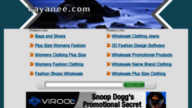 What Kayanee.com website looked like in 2014 (10 years ago)