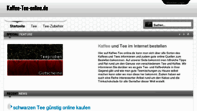 What Kaffee-tee-online.de website looked like in 2014 (10 years ago)