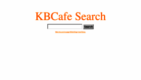 What Kbcafe.com website looked like in 2014 (10 years ago)